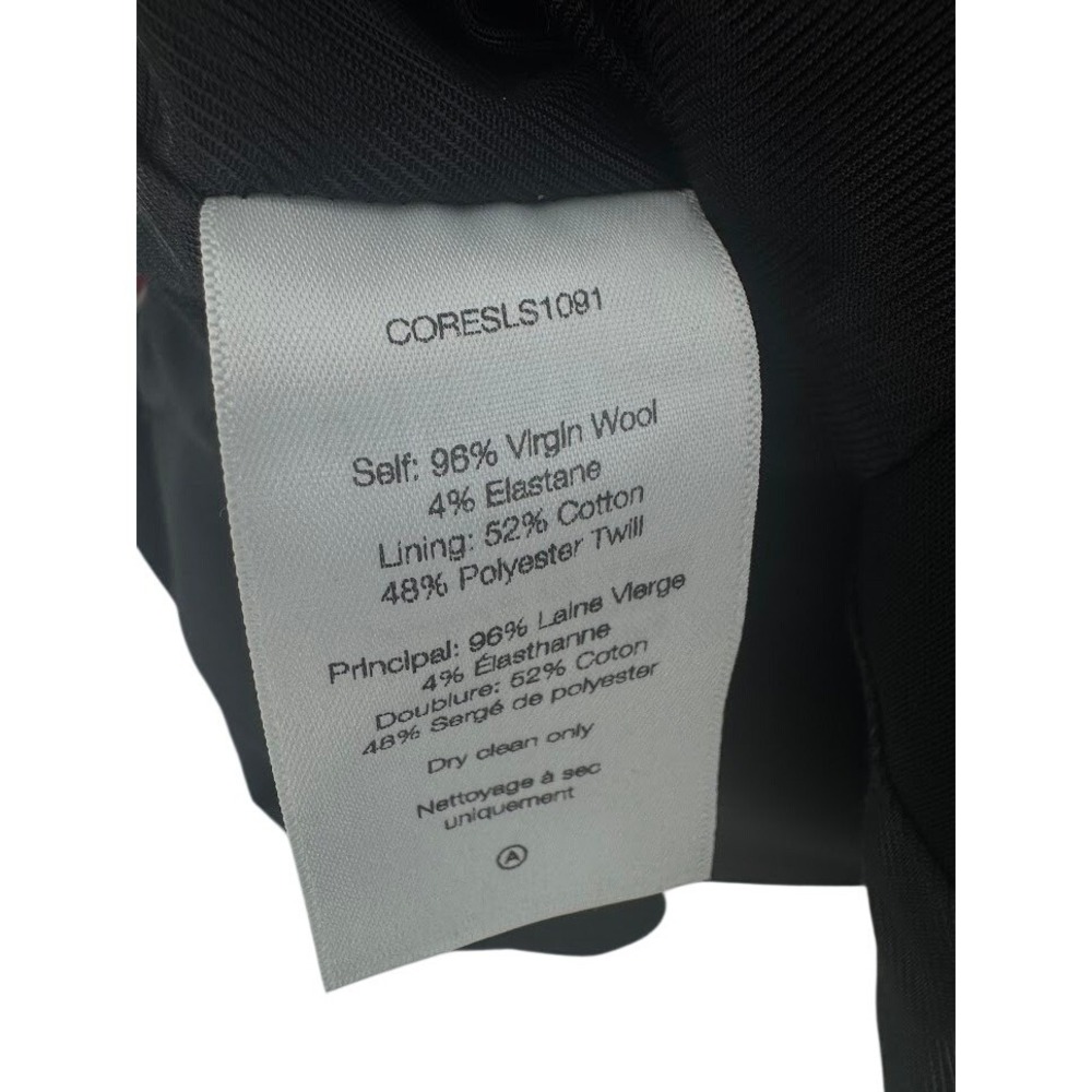 Veronica Beard Black Wool Single Button Classic Dickey Jacket Blazer Size 4 - Picture 7 of 12